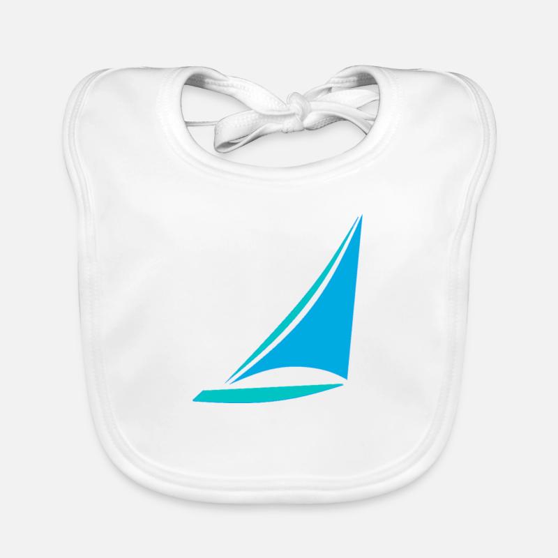 Sailboat Organic Baby Bibs