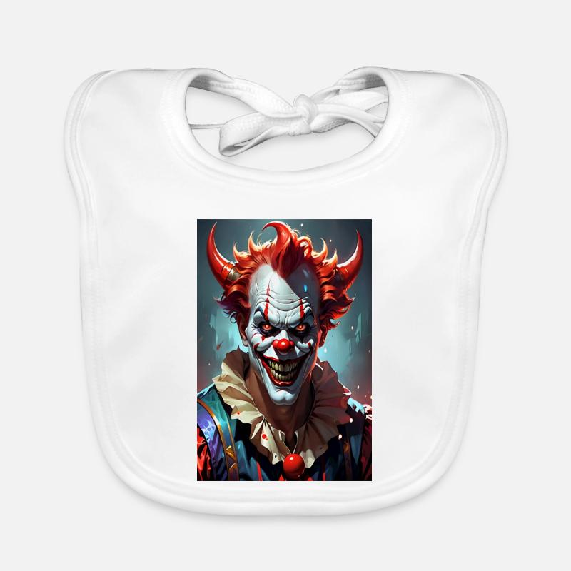 Clown du diable Bavoir bio Bébé