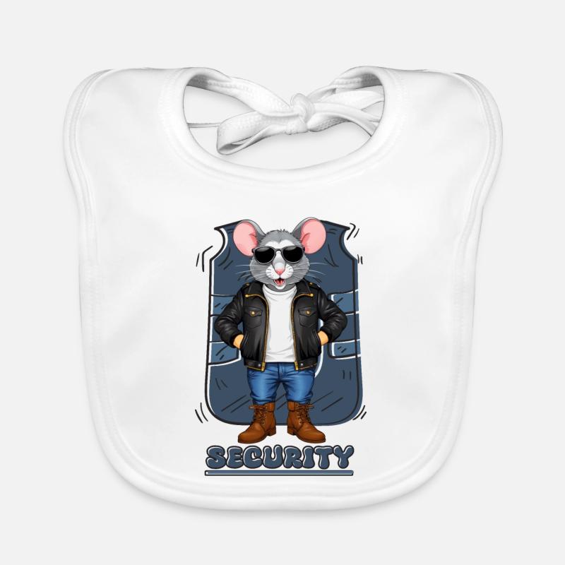 Security Maus Baby Bio-Lätzchen