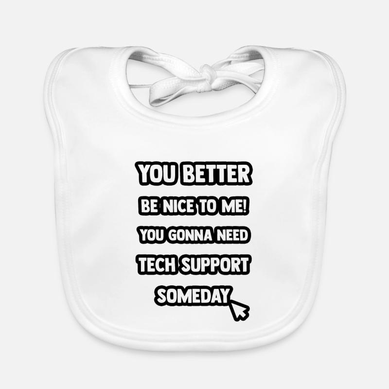 Tech Support Organic Baby Bibs