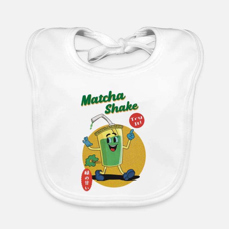 Matcha Shake - Try it! Baby Bio-Lätzchen