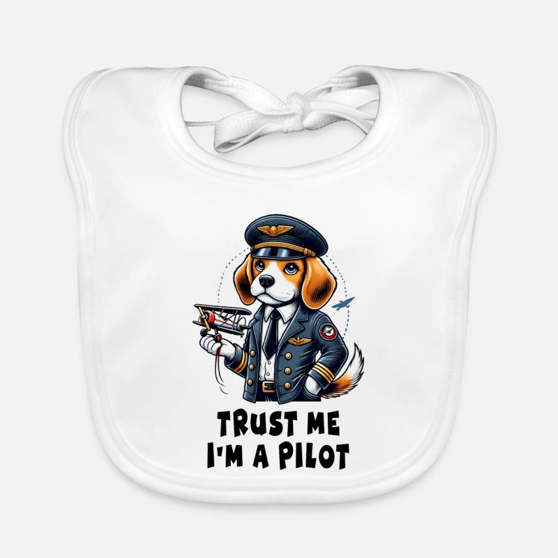 Pilote Beagle Bavoir bio Bébé