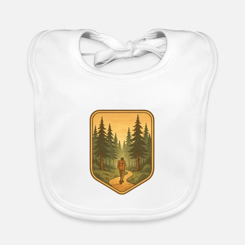 Dans la forêt Bavoir bio Bébé