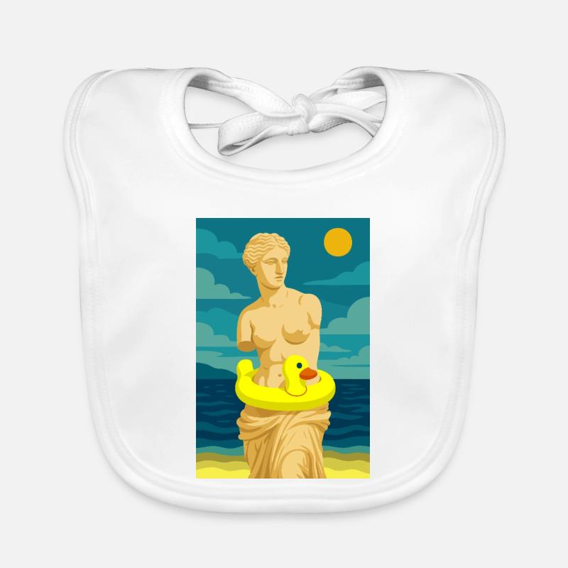 La Vénus (à la plage) Bavoir bio Bébé