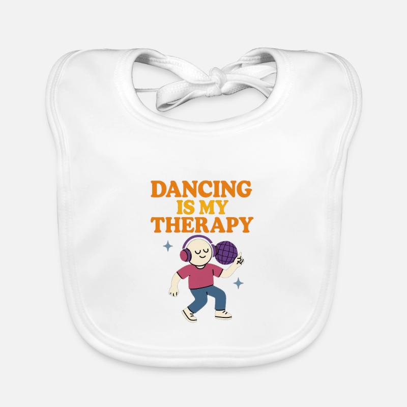 Dancing Therapy Illustration Bavoir bio Bébé
