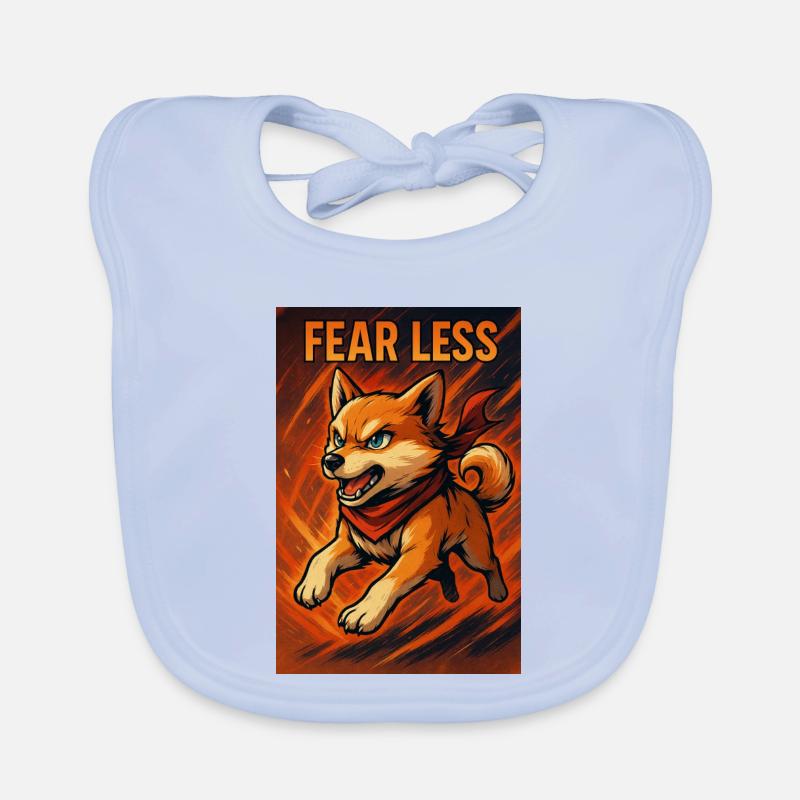 Brave Cane Corso avec message de motivation Bavoir bio Bébé