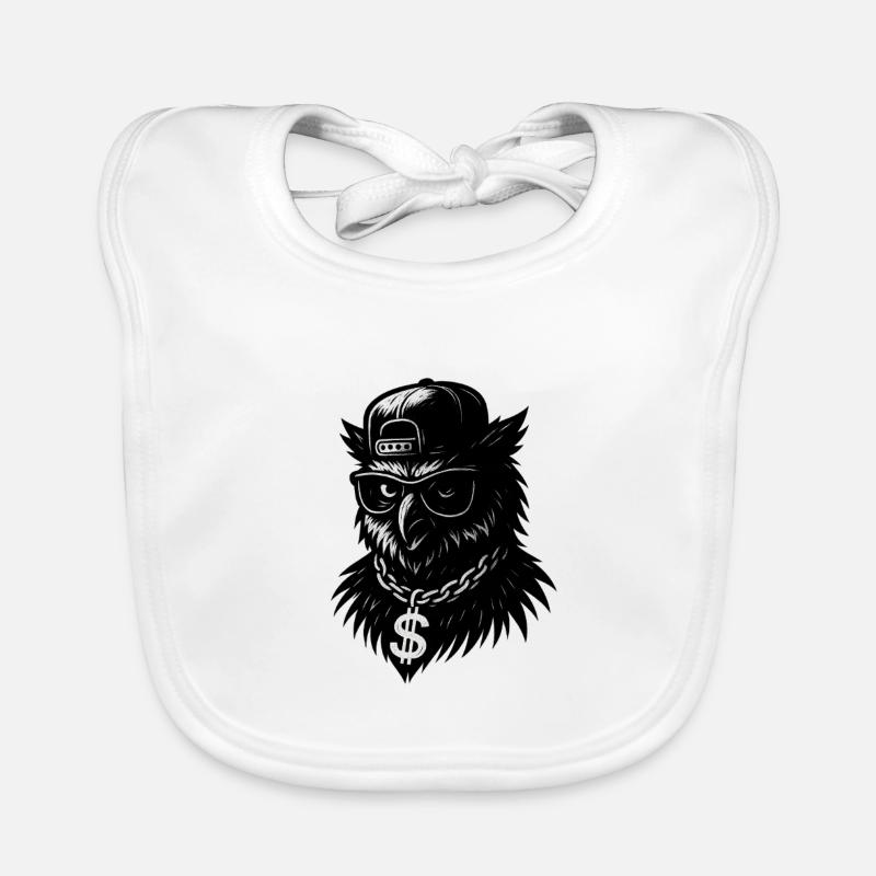 Rap-Owl Organic Baby Bibs