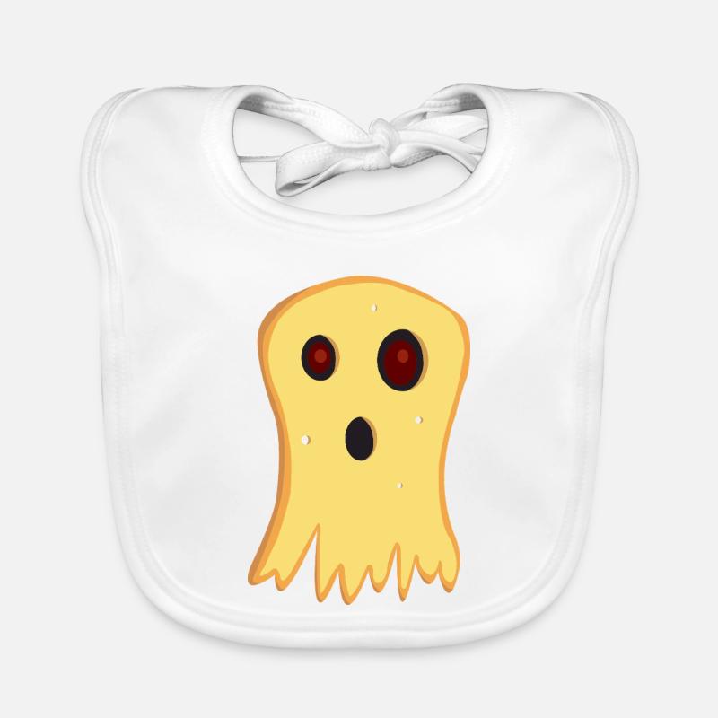 fantôme de fromage d'Halloween Bavoir bio Bébé