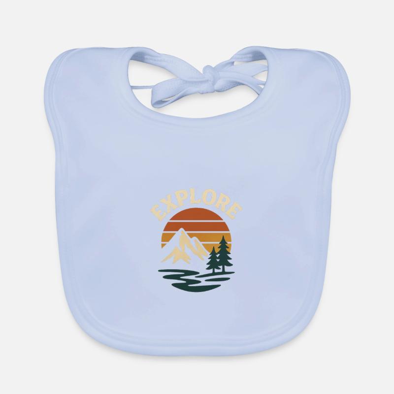 Explore Sunset Organic Baby Bibs
