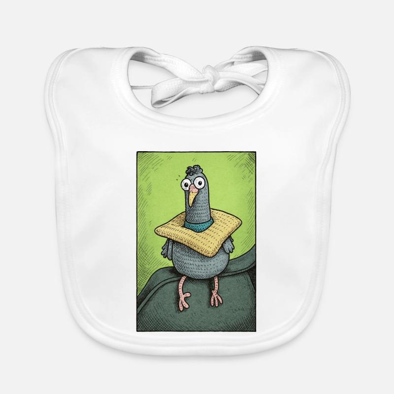 Sir Gurrington sits Organic Baby Bibs