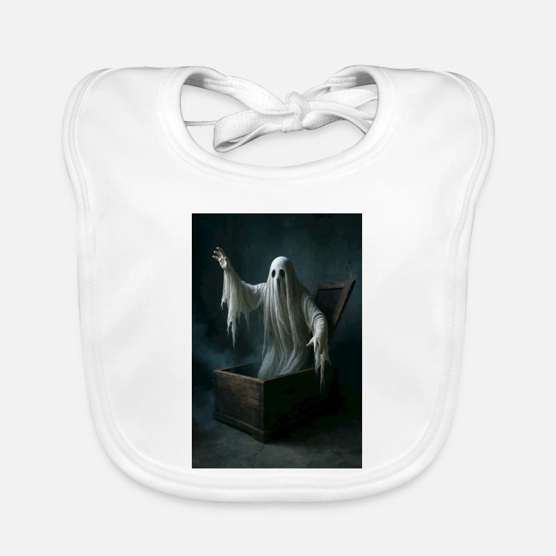 Ghost from the coffin Organic Baby Bibs