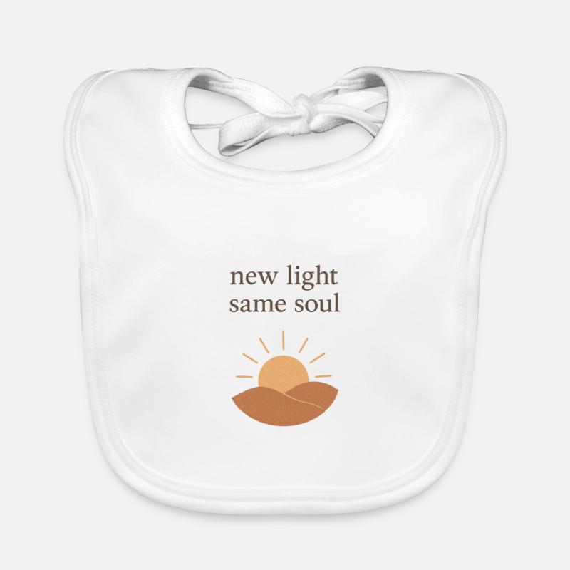 New light same soul Organic Baby Bibs