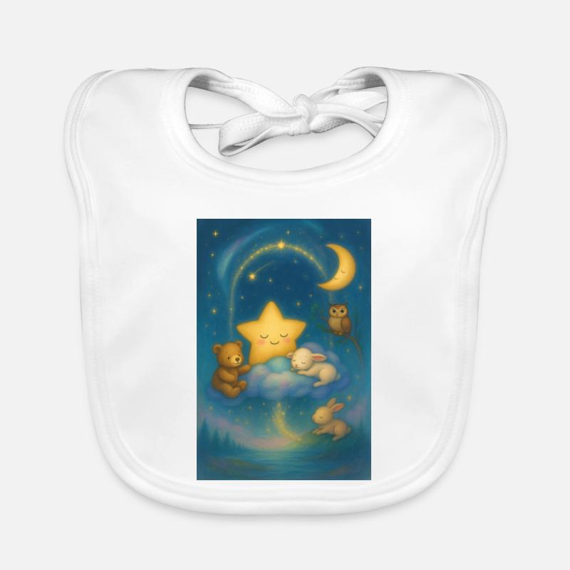 Night Star Cuddle World Organic Baby Bibs