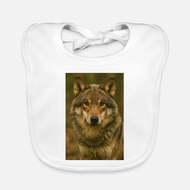 Tier, Wolf Baby Bio-Lätzchen