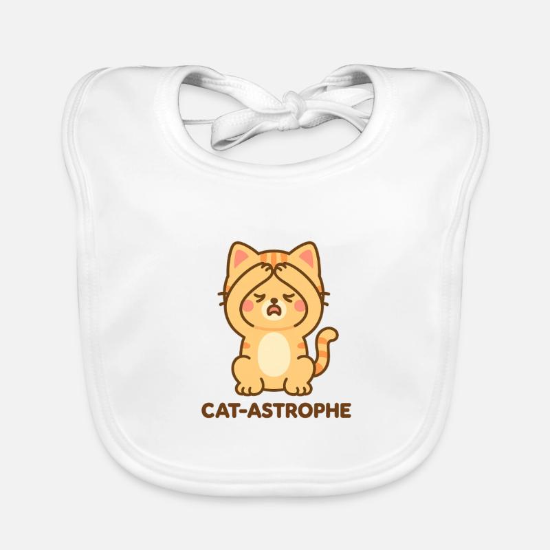Astrophe de chat Bavoir bio Bébé