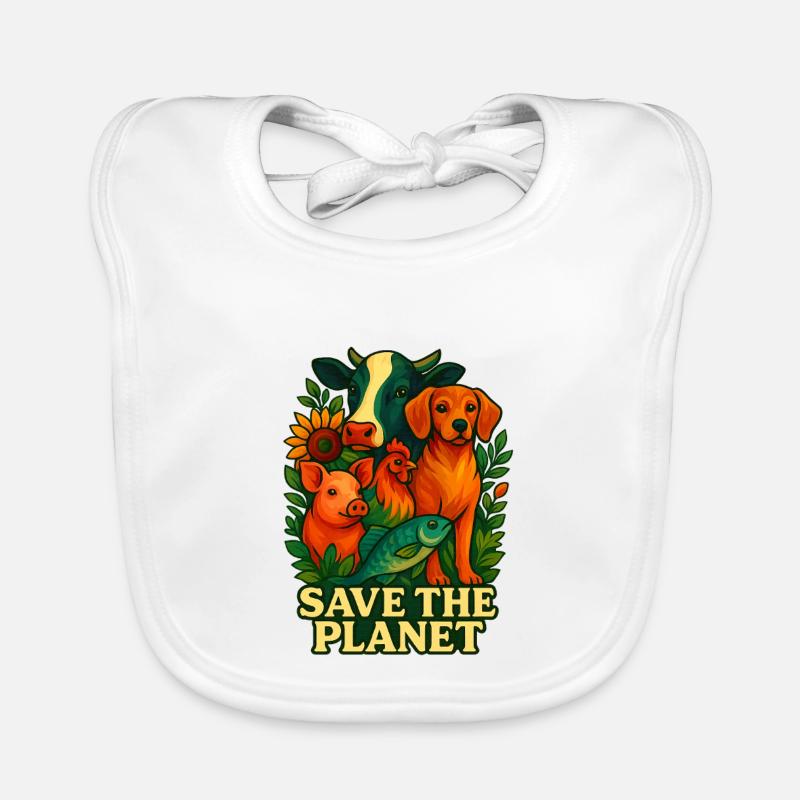 Protéger la planète Bavoir bio Bébé