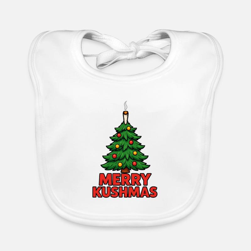 Conception de l’arbre de Noël de Kushma Bavoir bio Bébé