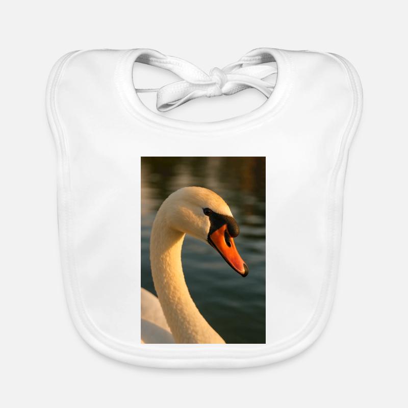Vogel - Schwan Baby Bio-Lätzchen