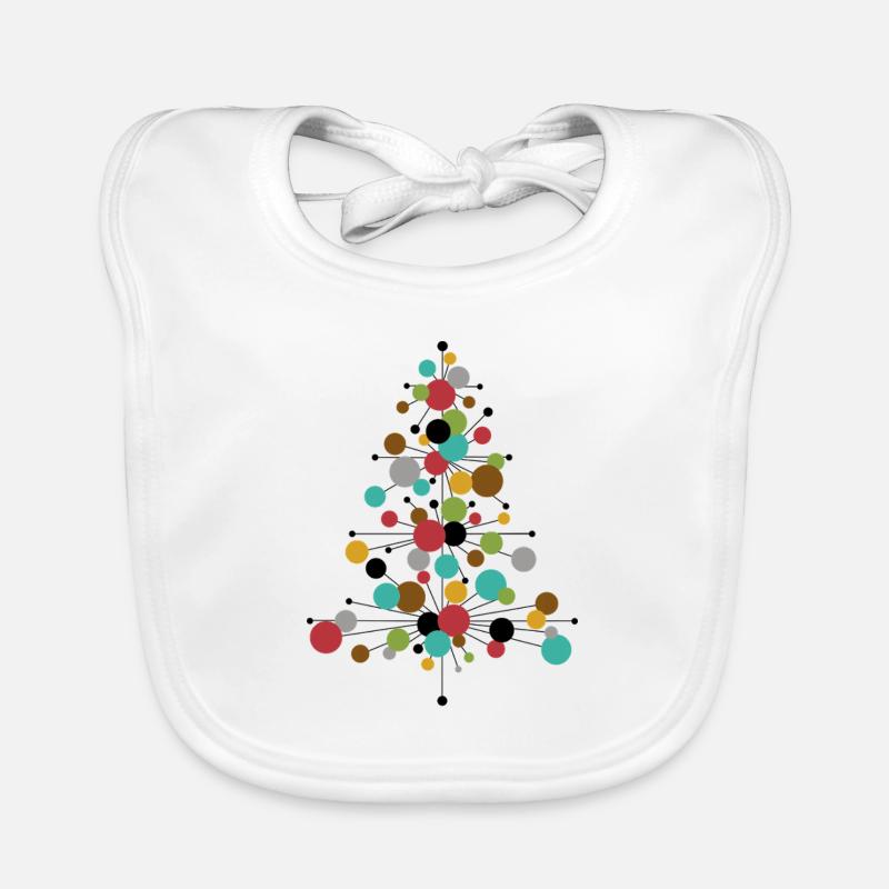 Have a Cool Yule! – Retro Weihnachtsdesign Baby Bio-Lätzchen
