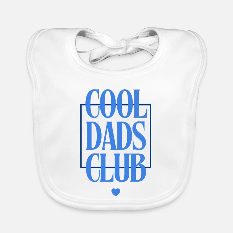 Cool Dads Club Logo Bavoir bio Bébé