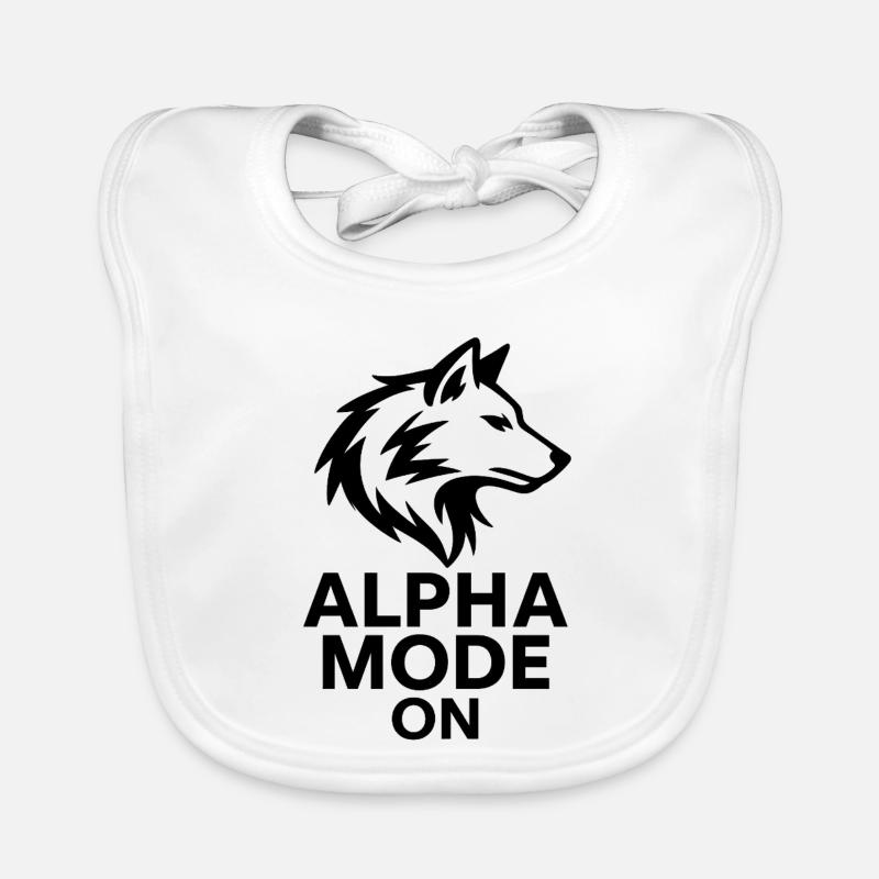 Alpha-Modus An Baby Bio-Lätzchen