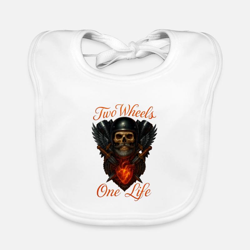 Zwei Räder, Ein Leben Baby Bio-Lätzchen