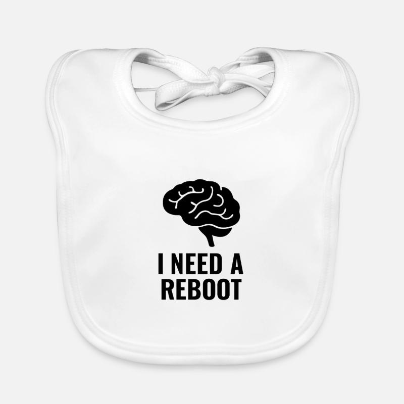 I NEED A REBOOT Organic Baby Bibs