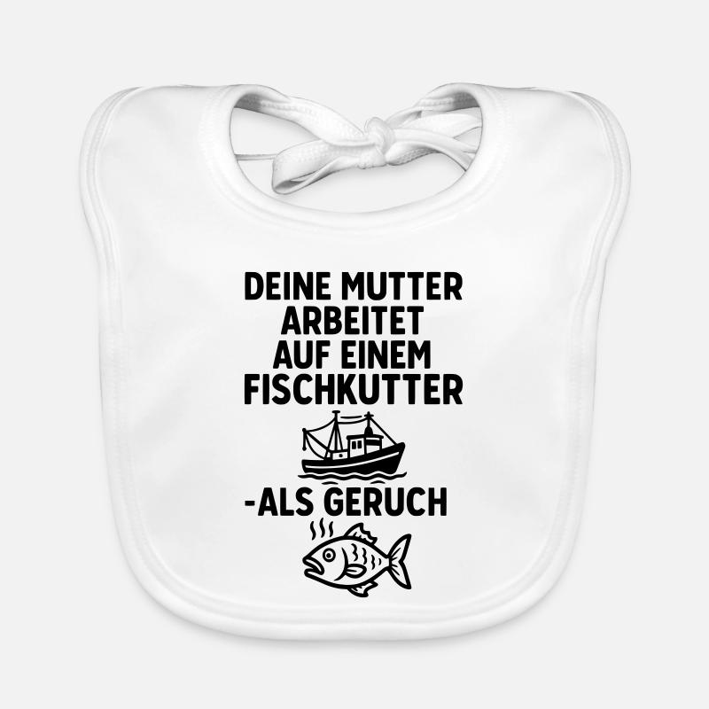 fischkutter deine mutter witze Baby Bio-Lätzchen