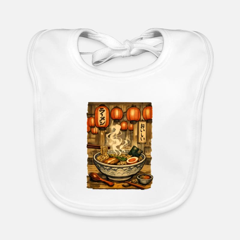 Ramen noodle soup Organic Baby Bibs
