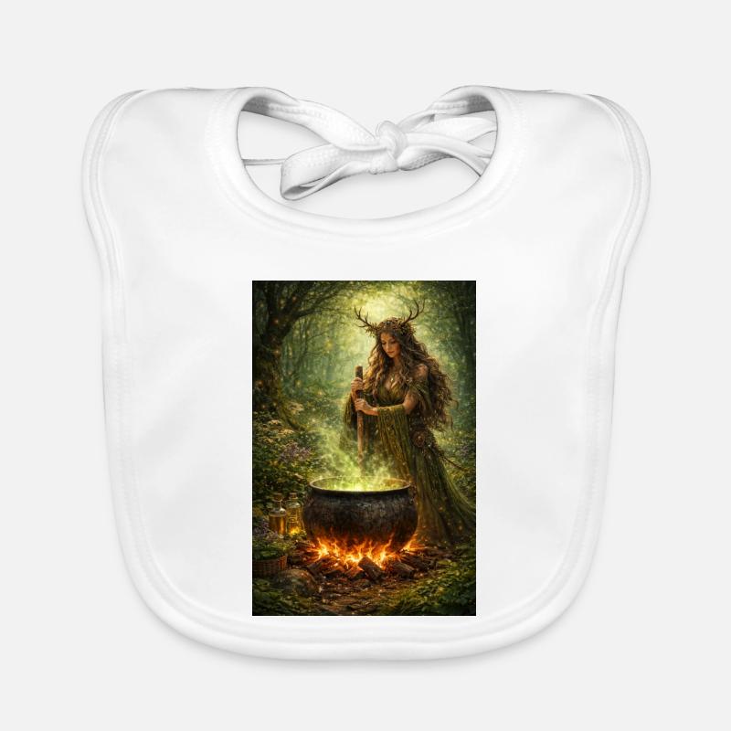 Femme druide Bavoir bio Bébé