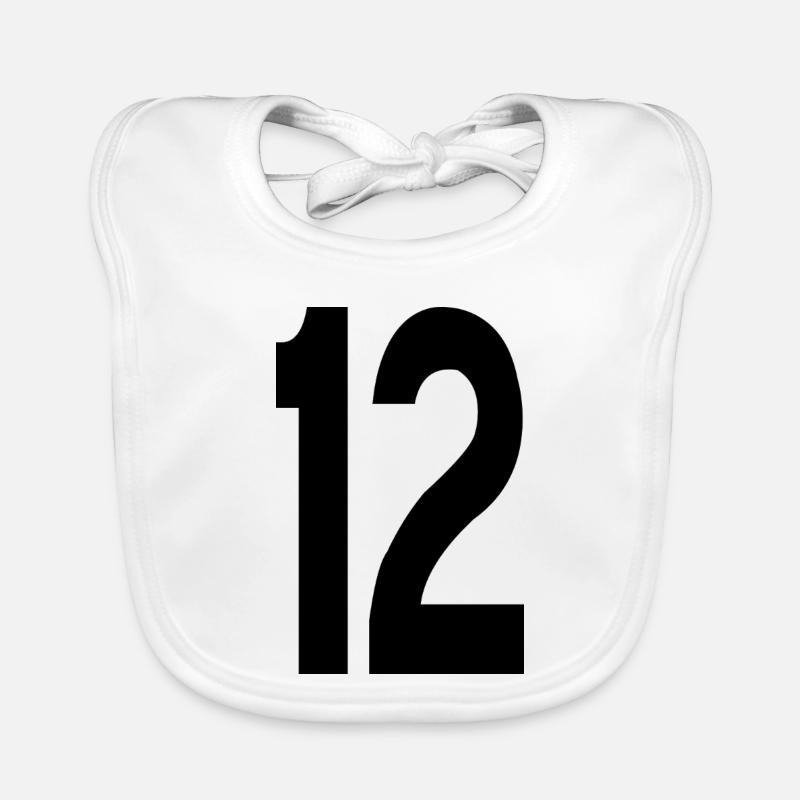12 Numéros Bavoir bio Bébé