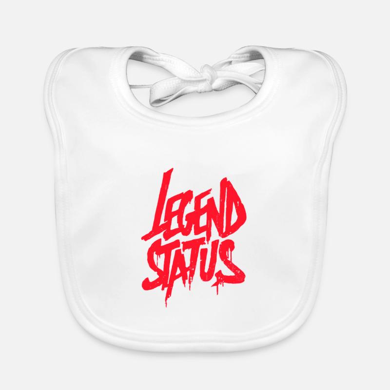 Legend Status Graffiti Organic Baby Bibs
