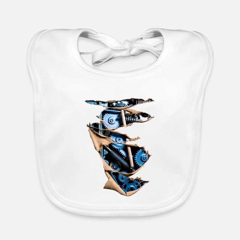 Synthetic Layer 02 Core Breach Organic Baby Bibs