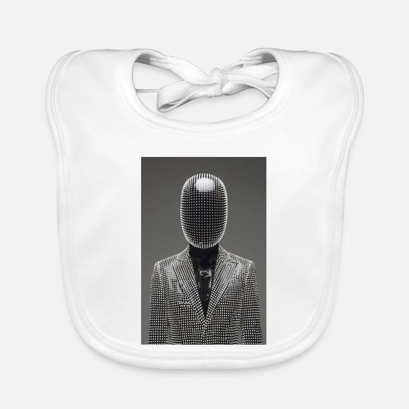 Dotgrid LED-Anzug Baby Bio-Lätzchen