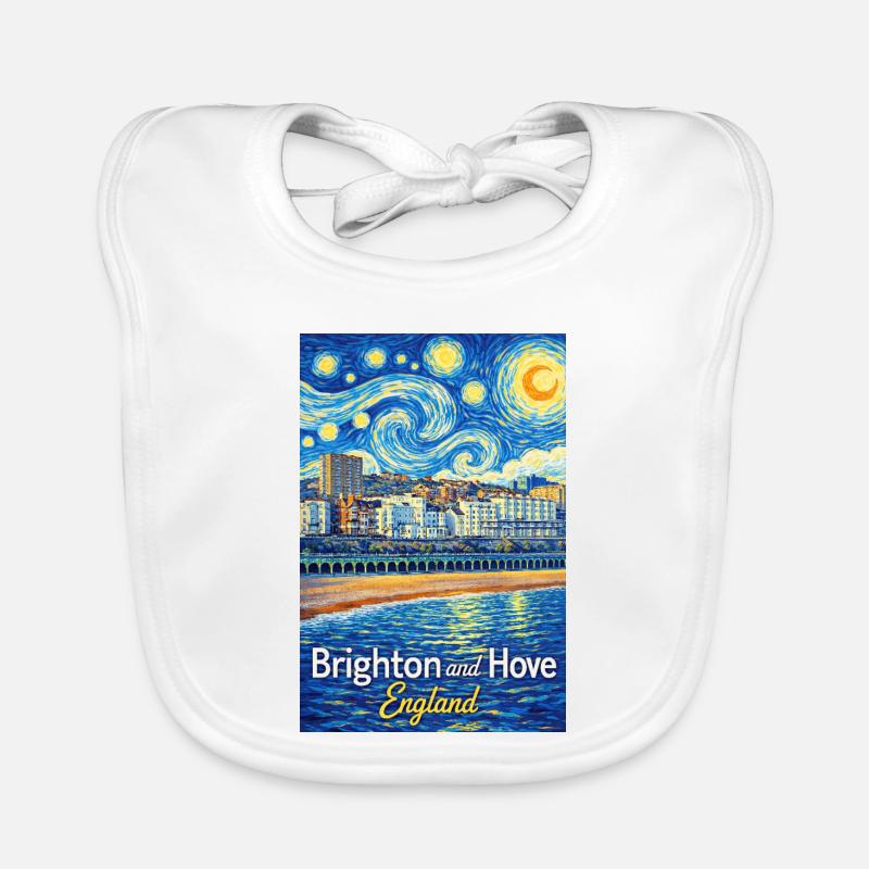 Brighton et Hove, Angleterre Bavoir bio Bébé
