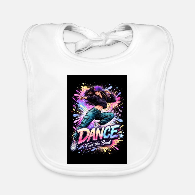 Dance Feel the Beat Baby Bio-Lätzchen