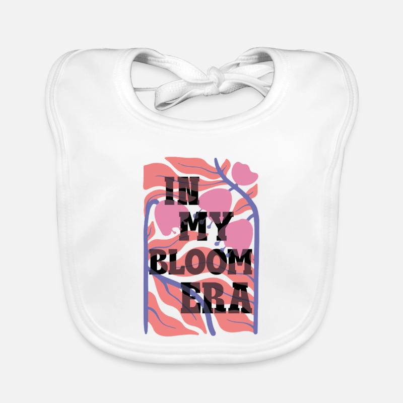 Bloom Nebula Florale Textkunst Baby Bio-Lätzchen