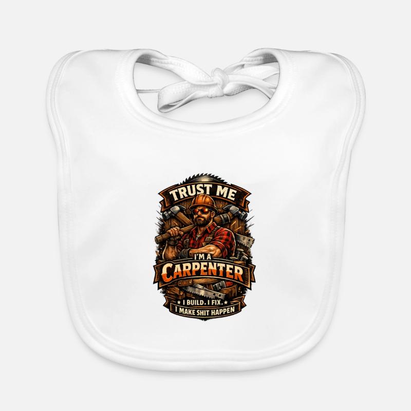 Vertrau mir, ich bin Zimmermann Baby Bio-Lätzchen