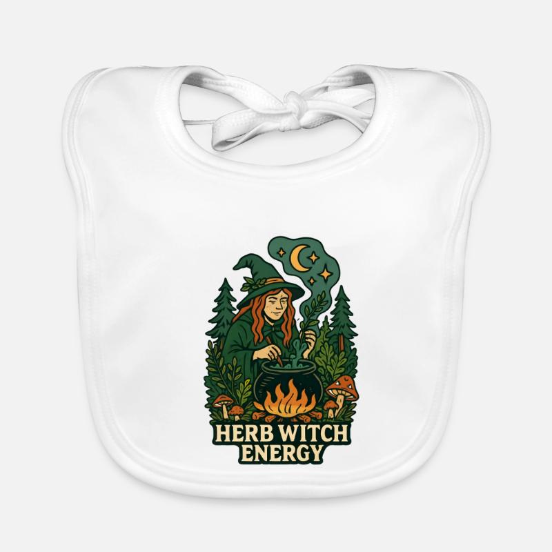 Sort d’Énergie de la Sorcière de la Forêt Bavoir bio Bébé