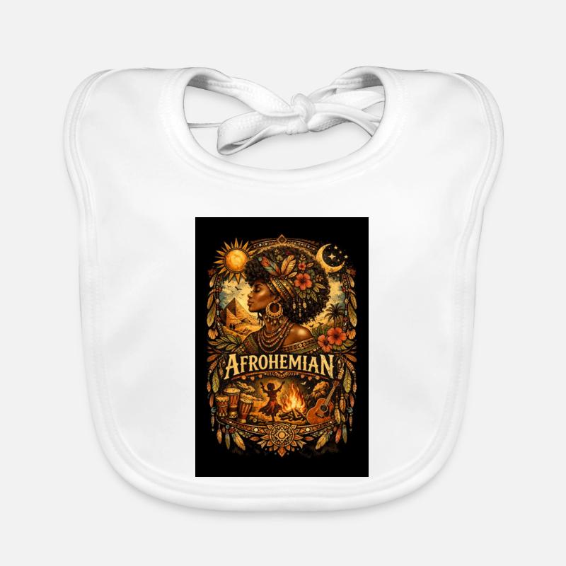 Rituel du Feu Afrohème Bavoir bio Bébé
