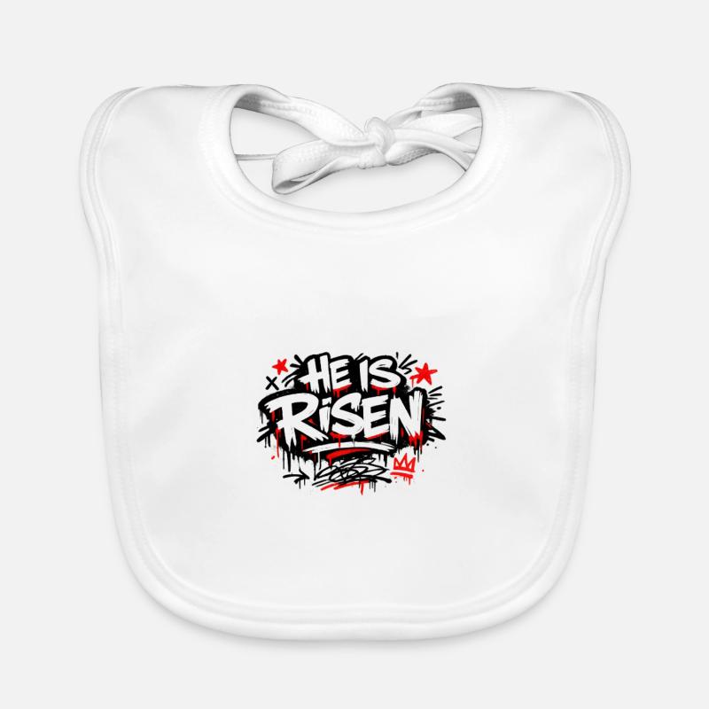 Il est Risen Graffiti Easter Bavoir bio Bébé