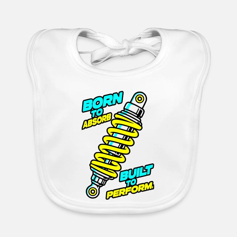 Né pour absorber construit pour réaliser la conception de suspension Bavoir bio Bébé