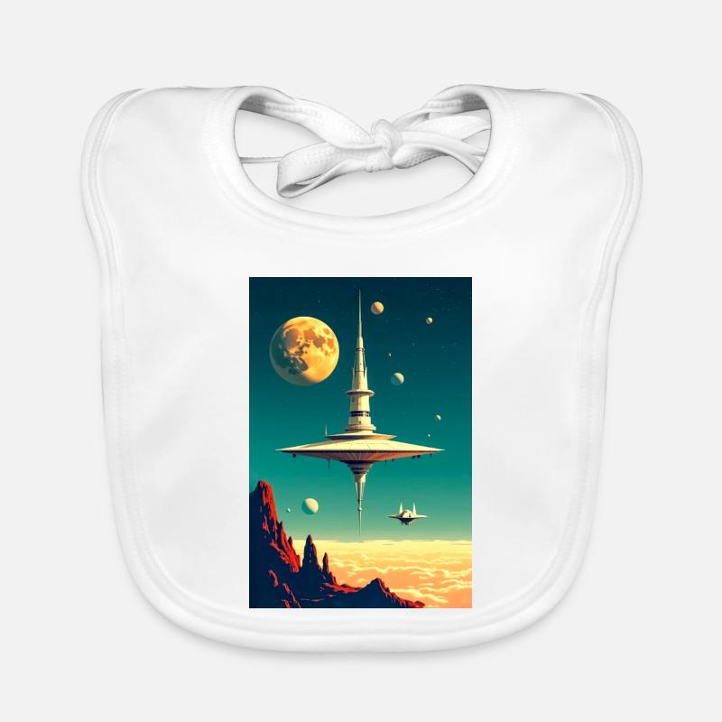 Cities Begin to Float Above the Clouds future Organic Baby Bibs