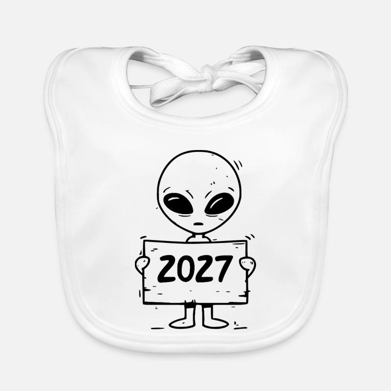 kleines Alien Baby Bio-Lätzchen