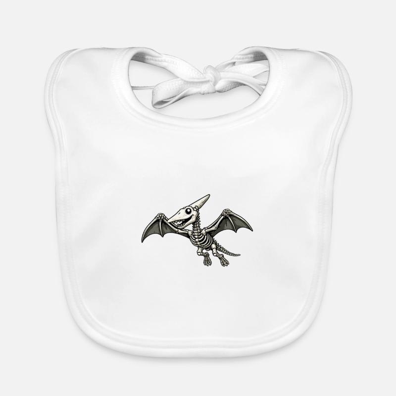 Squelette de ptérosaure Bavoir bio Bébé
