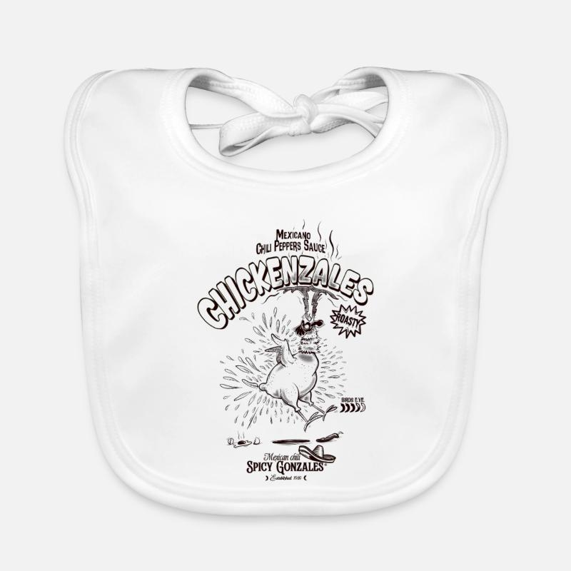 Gonzales scharfes Salsa-Hähnchen Baby Bio-Lätzchen