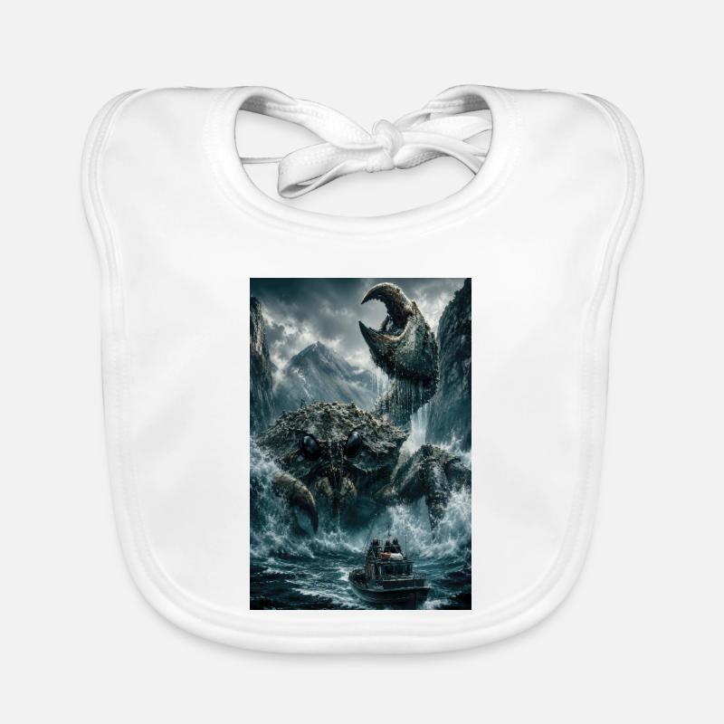 frozen bound Kraken Standoff Organic Baby Bibs