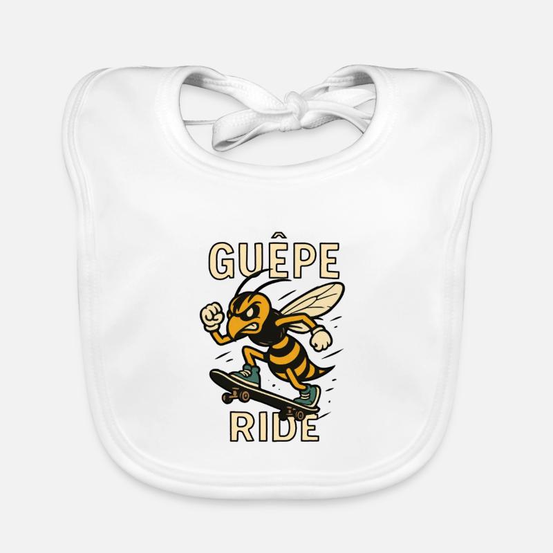 Wespenfahrt – Bee Proud Baby Bio-Lätzchen