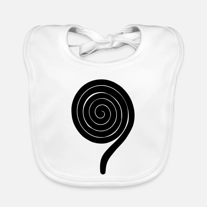 Nine 9th Birthday Organic Baby Bibs