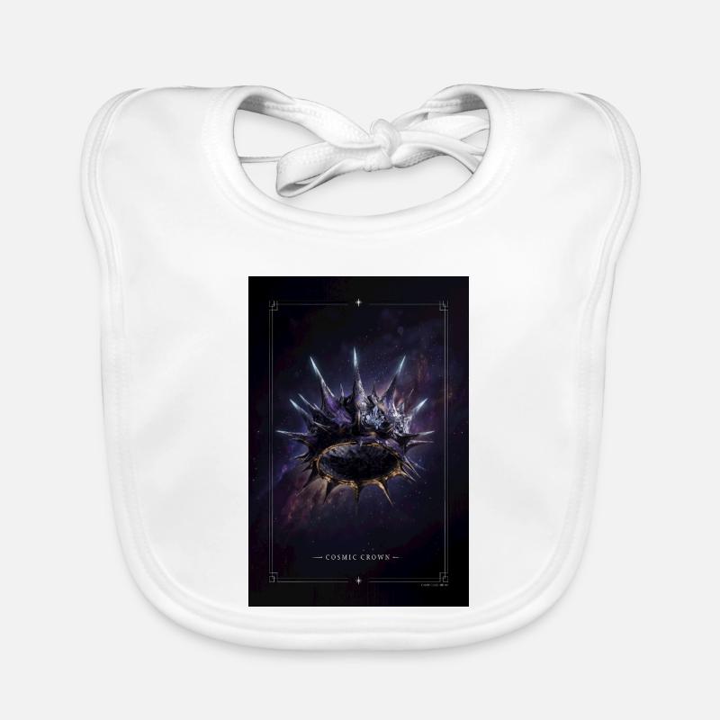 Cosmic Crown Nebula Ring Organic Baby Bibs